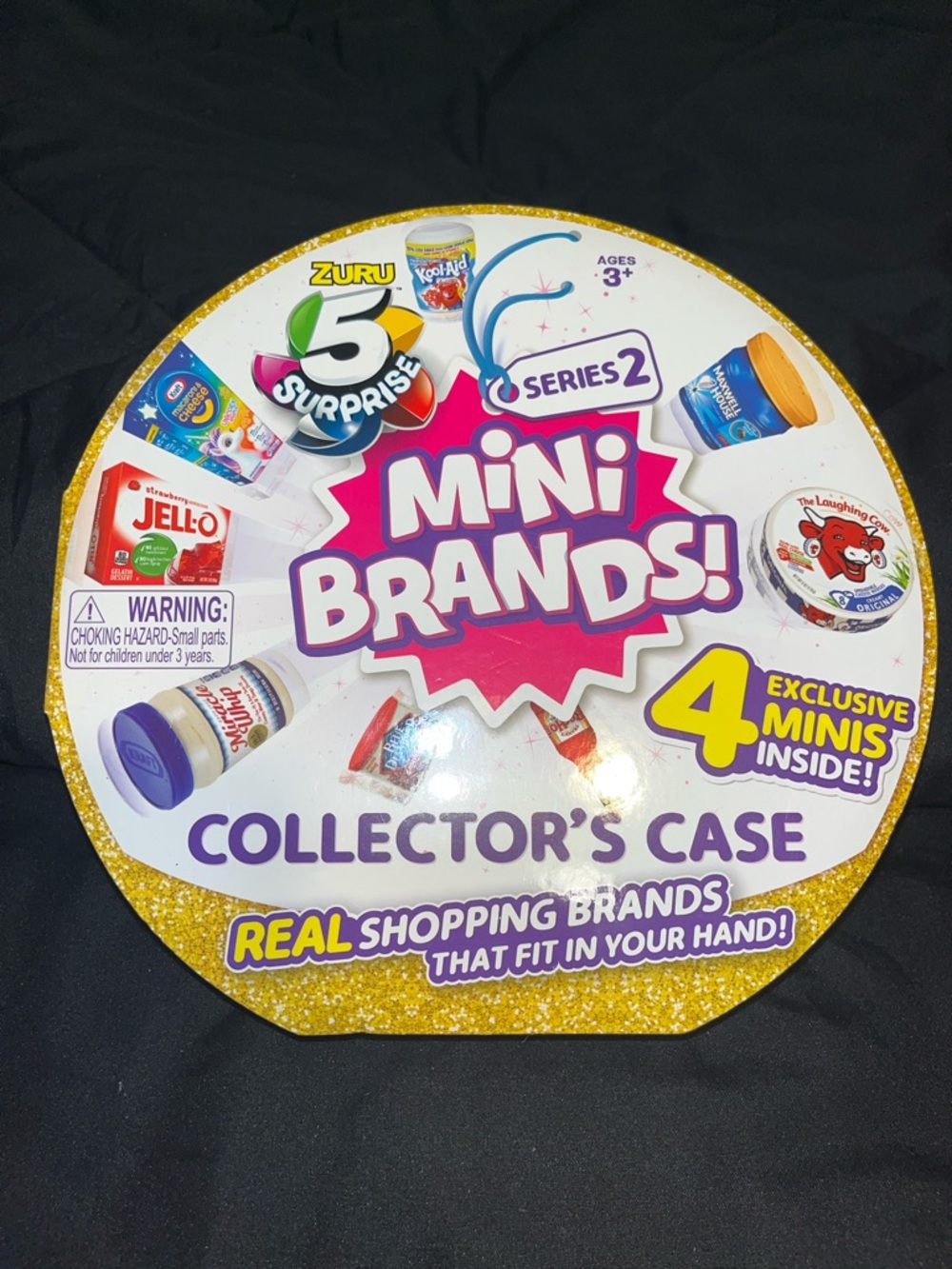 Zuru 5 Surprise Mini Brands Series 2 Collector's Case - White & Gold
